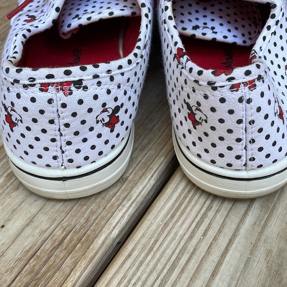 DISNEY Minnie Mouse Poka Dot Sneakers Size 10 - Picture 6 of 11